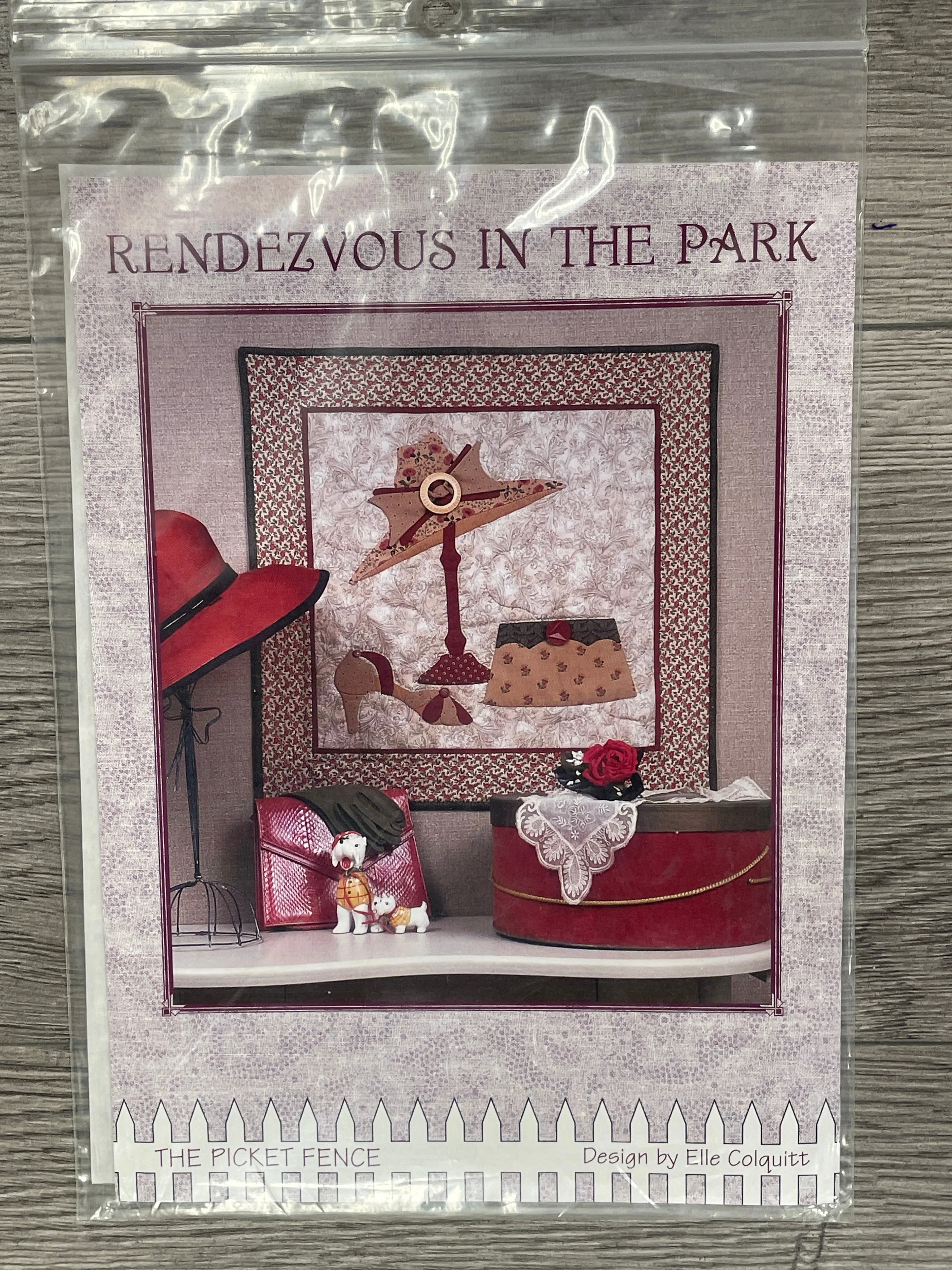 2001 Appliqué Quilting Pattern Bundle - Vintage Purses, Hats and Shoes