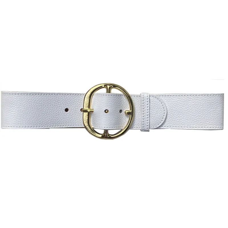 Chunky Waist Belt - White