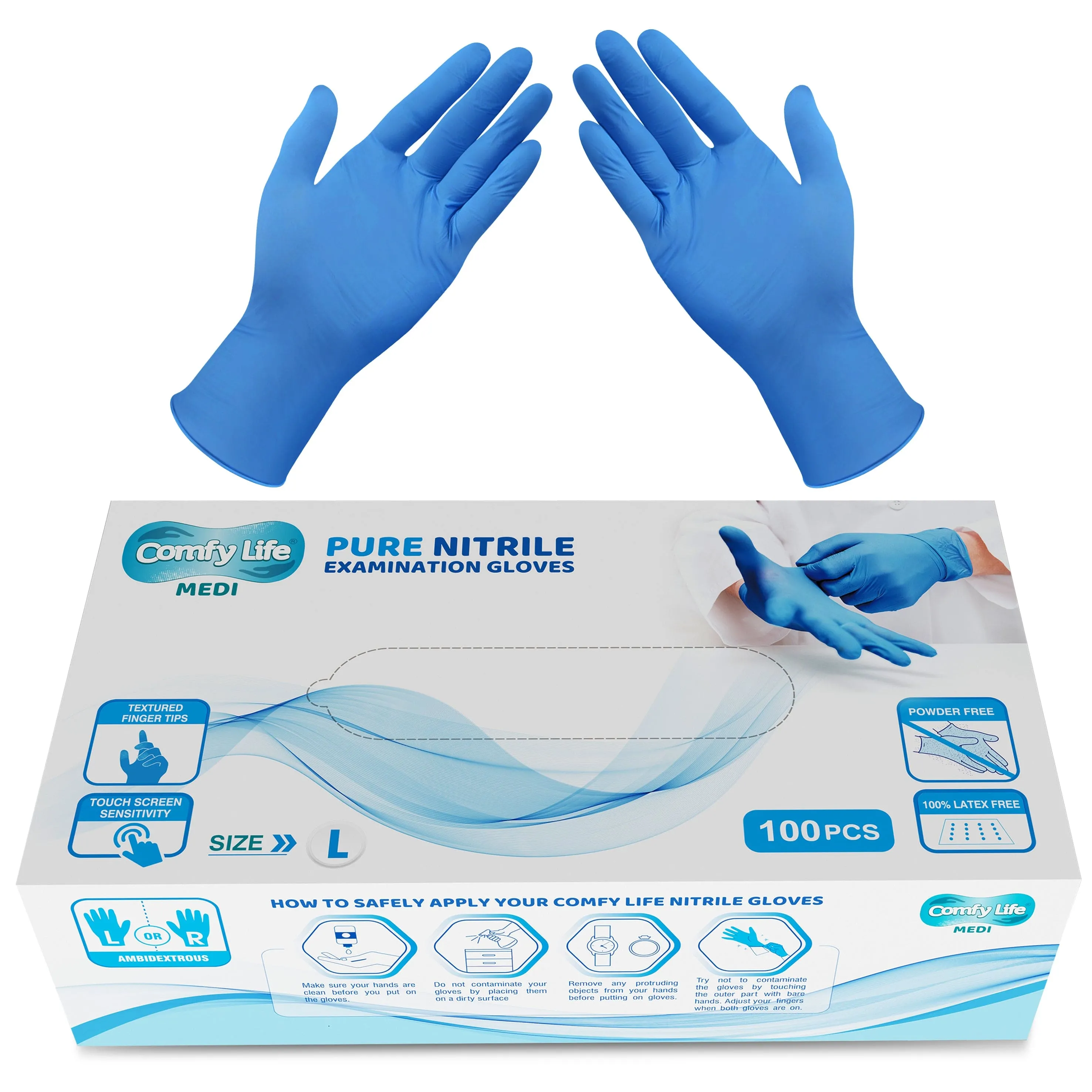 Comfy Life MEDI Pure Nitrile Gloves