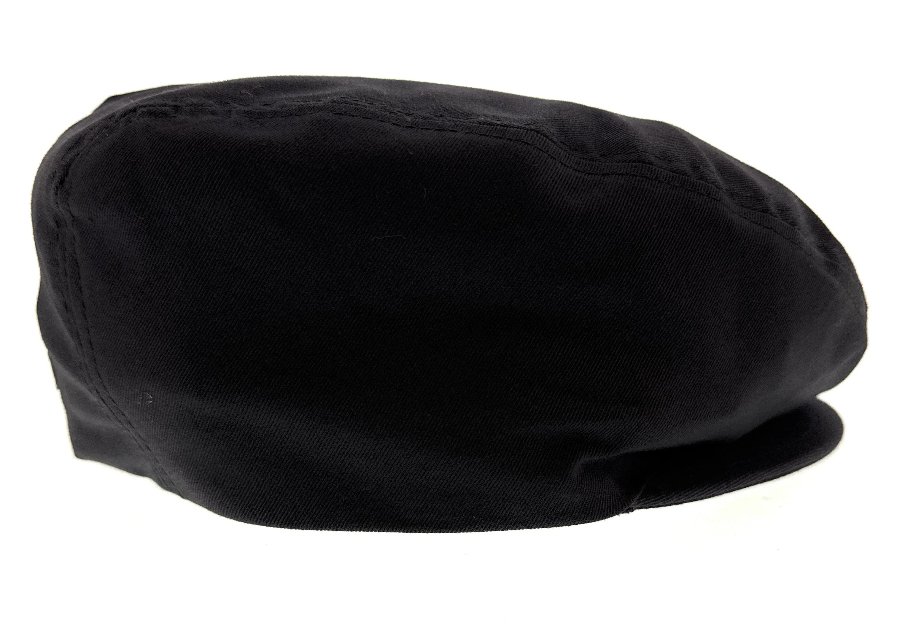 Dolce & Gabbana Men’s Black Cotton Blend Flat Cap – Luxury Headwear-Adult S