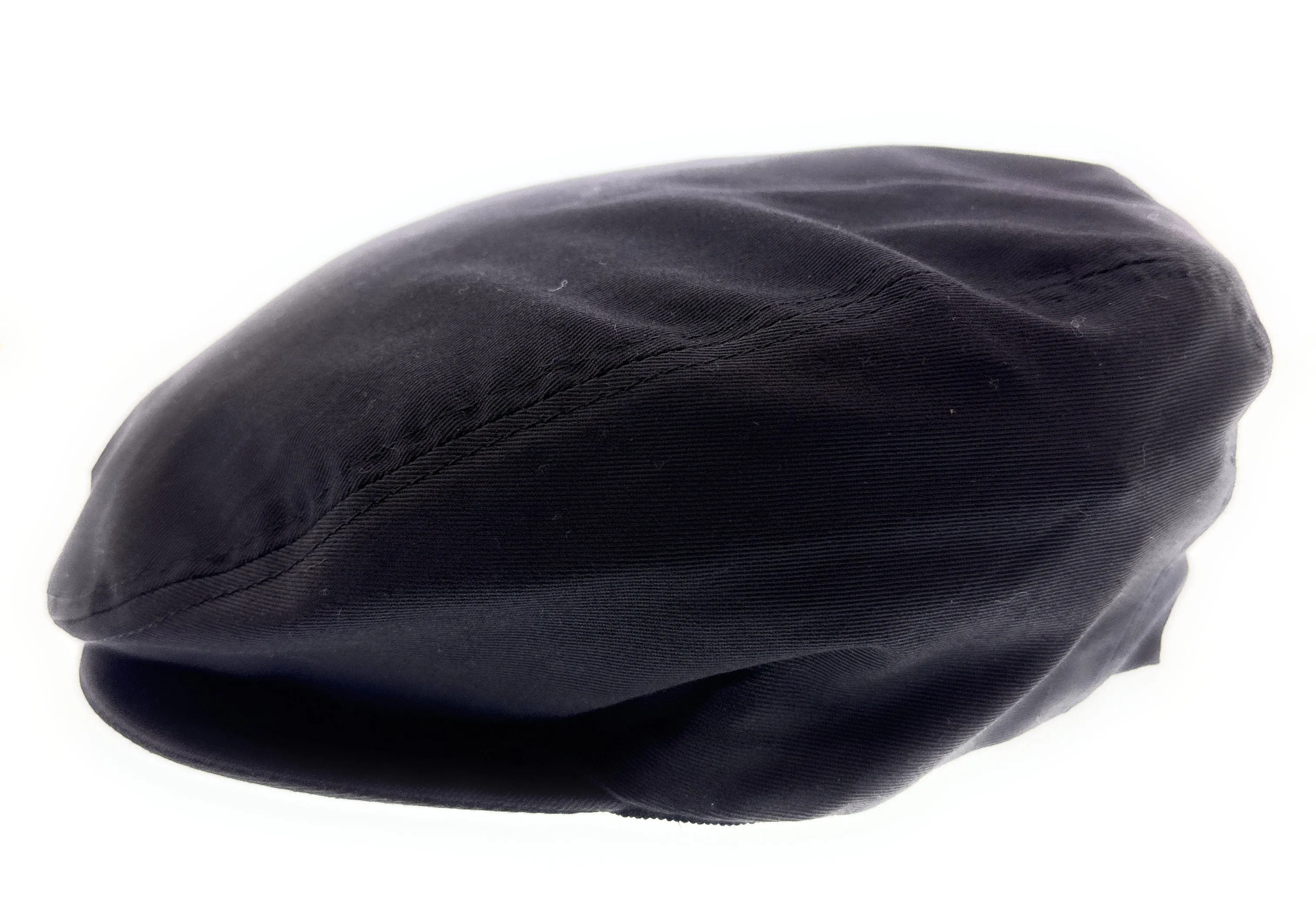 Dolce & Gabbana Men’s Black Cotton Blend Flat Cap – Luxury Headwear-Adult S