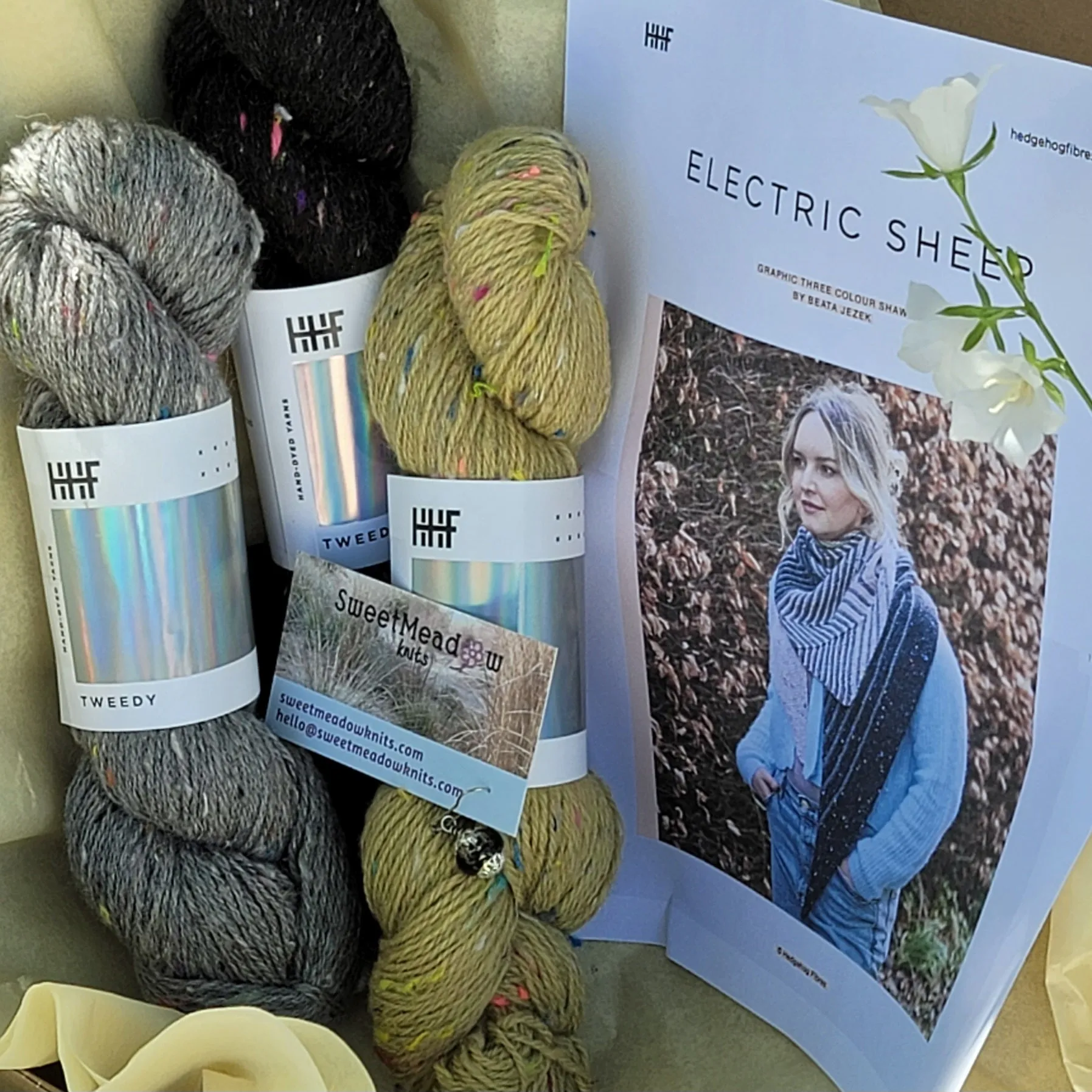 Electric Sheep Shawl Kit