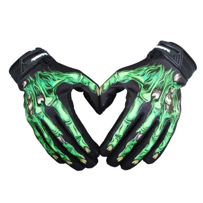 Goth Zombie Hands Anti-Slip Racing Gloves