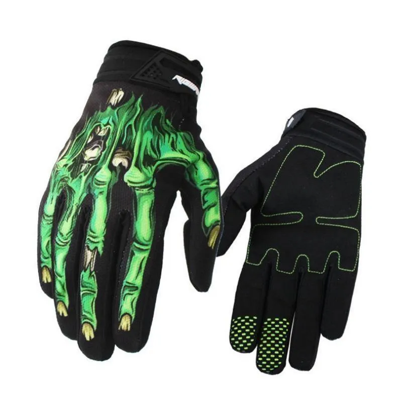 Goth Zombie Hands Anti-Slip Racing Gloves