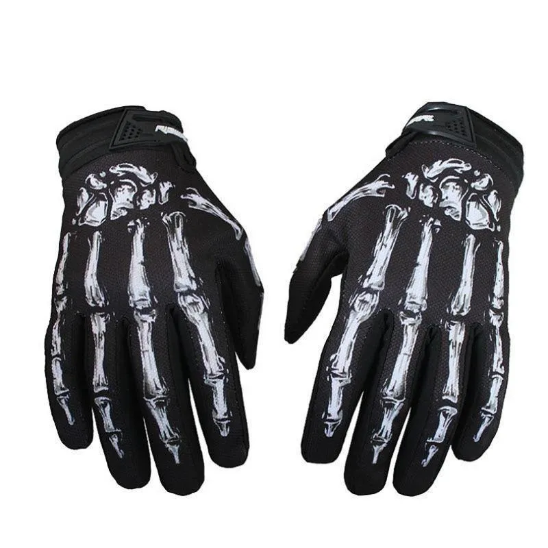 Goth Zombie Hands Anti-Slip Racing Gloves