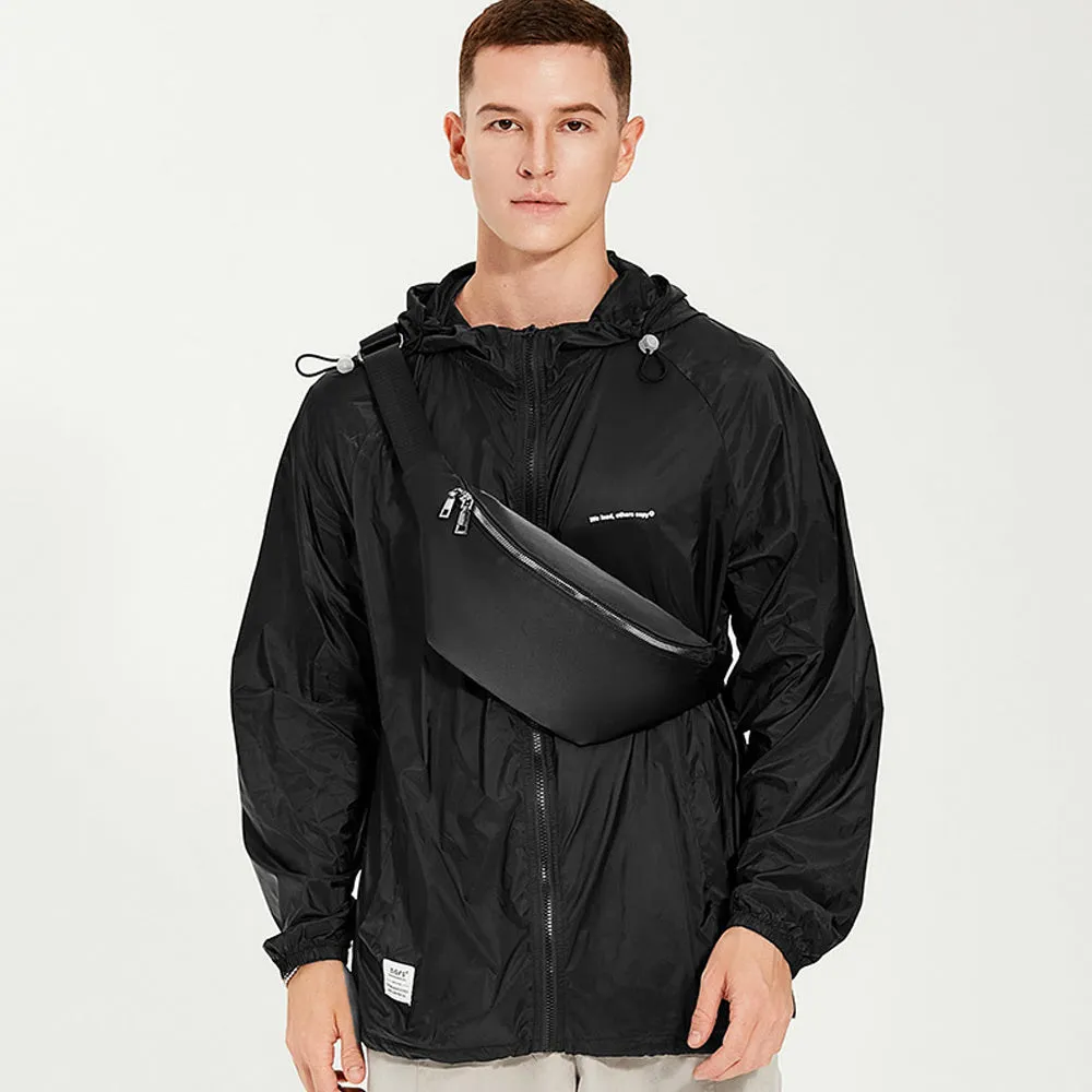 Men PU Leather Vest Outfit