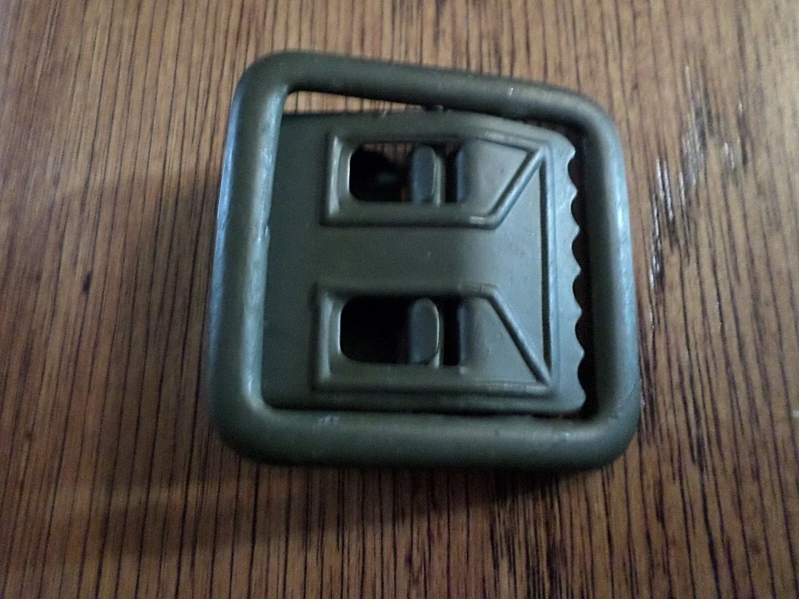 MILITARY OD GREEN OPEN FACE BUCKLE FOR THE TROUSER BELT WIDTH 1 1/4" HEAVY METAL