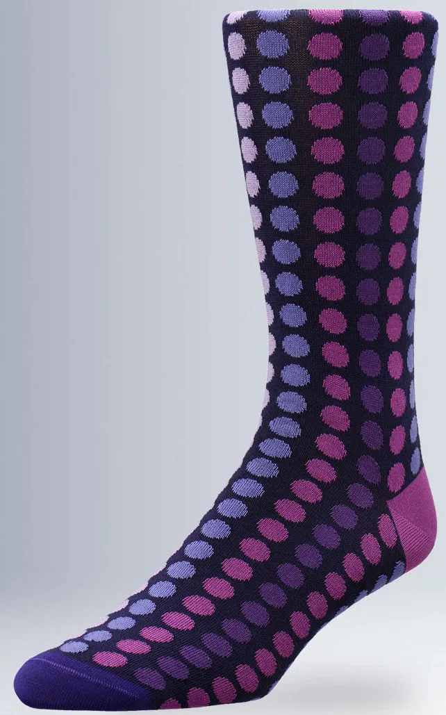 Orchid Dot Socks (Men's)