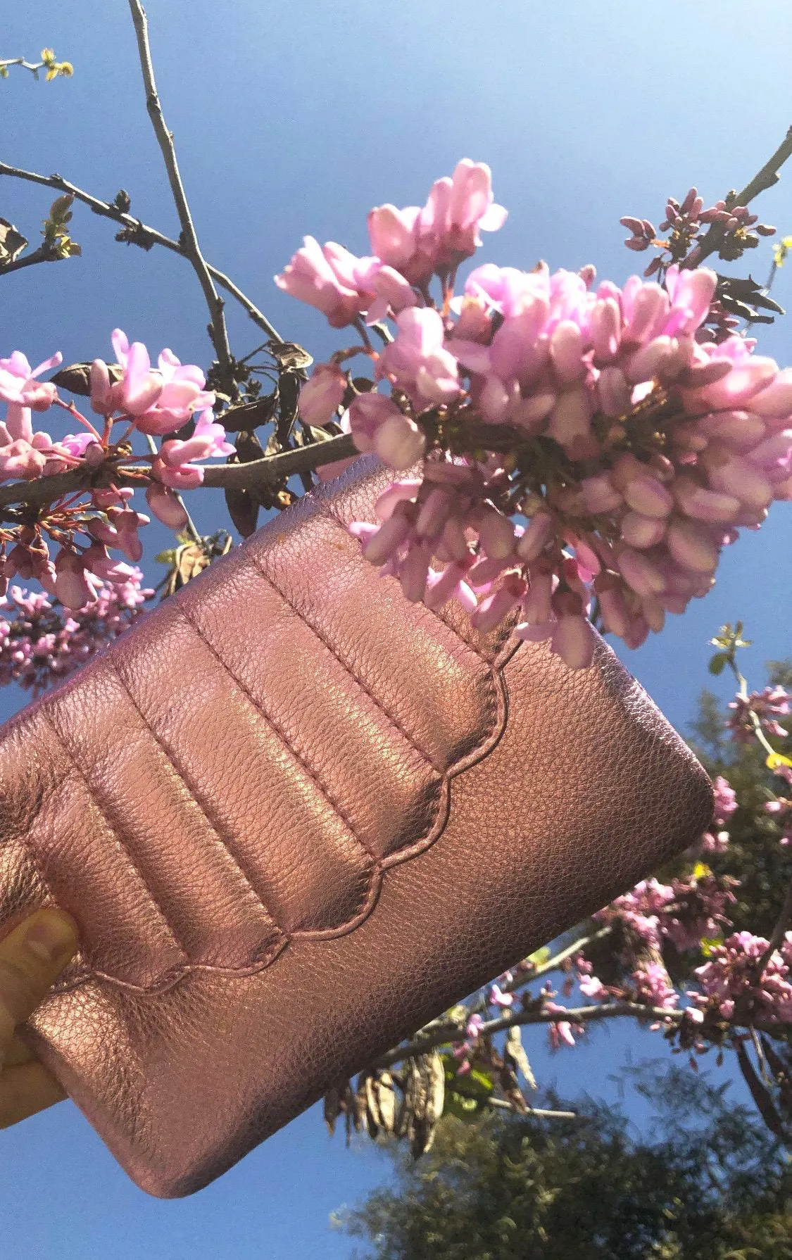 Shell Fanny Pack | Metallic Pink