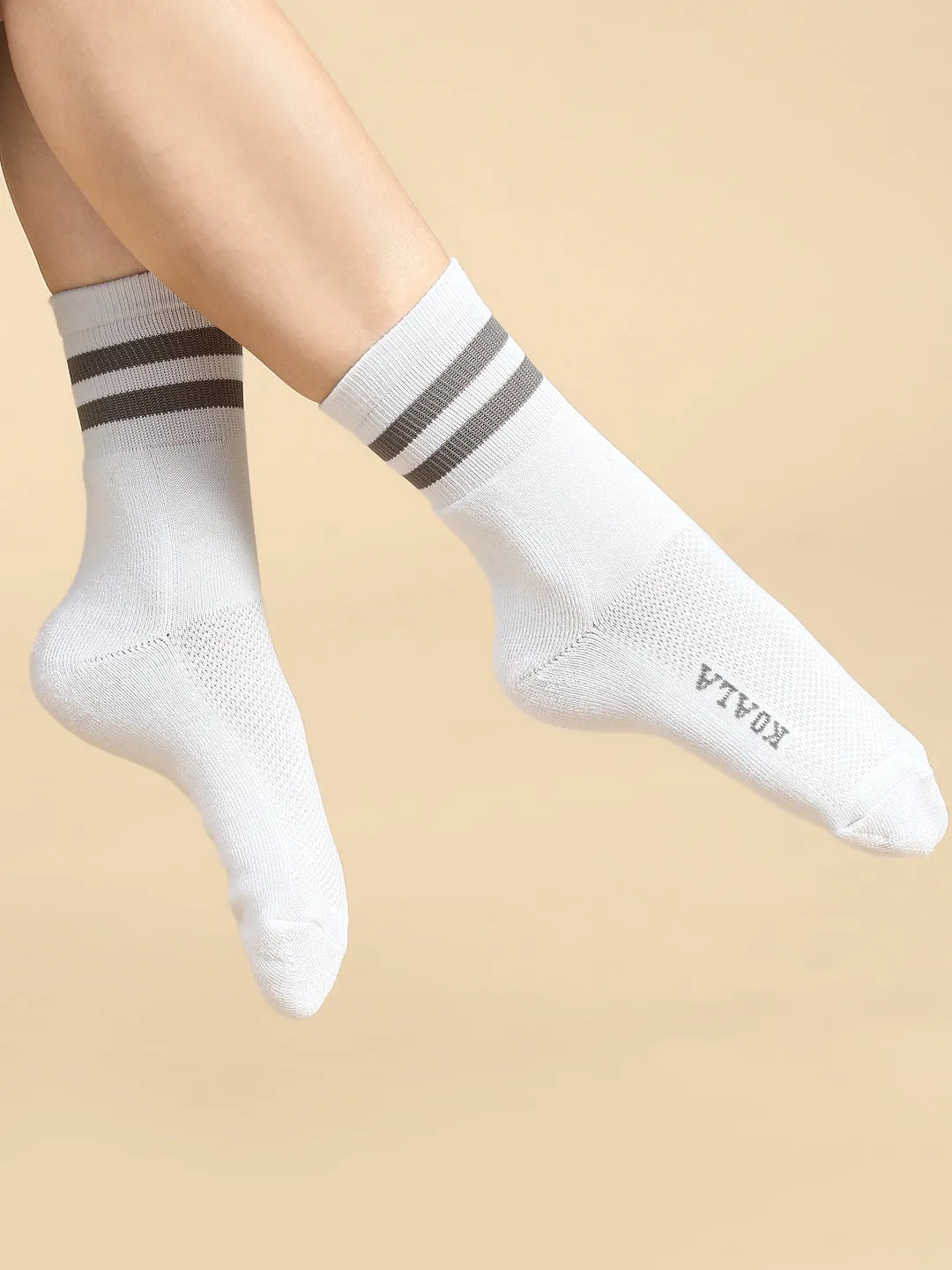 Unisex Pack of 3 Patterned Ankle-length Socks