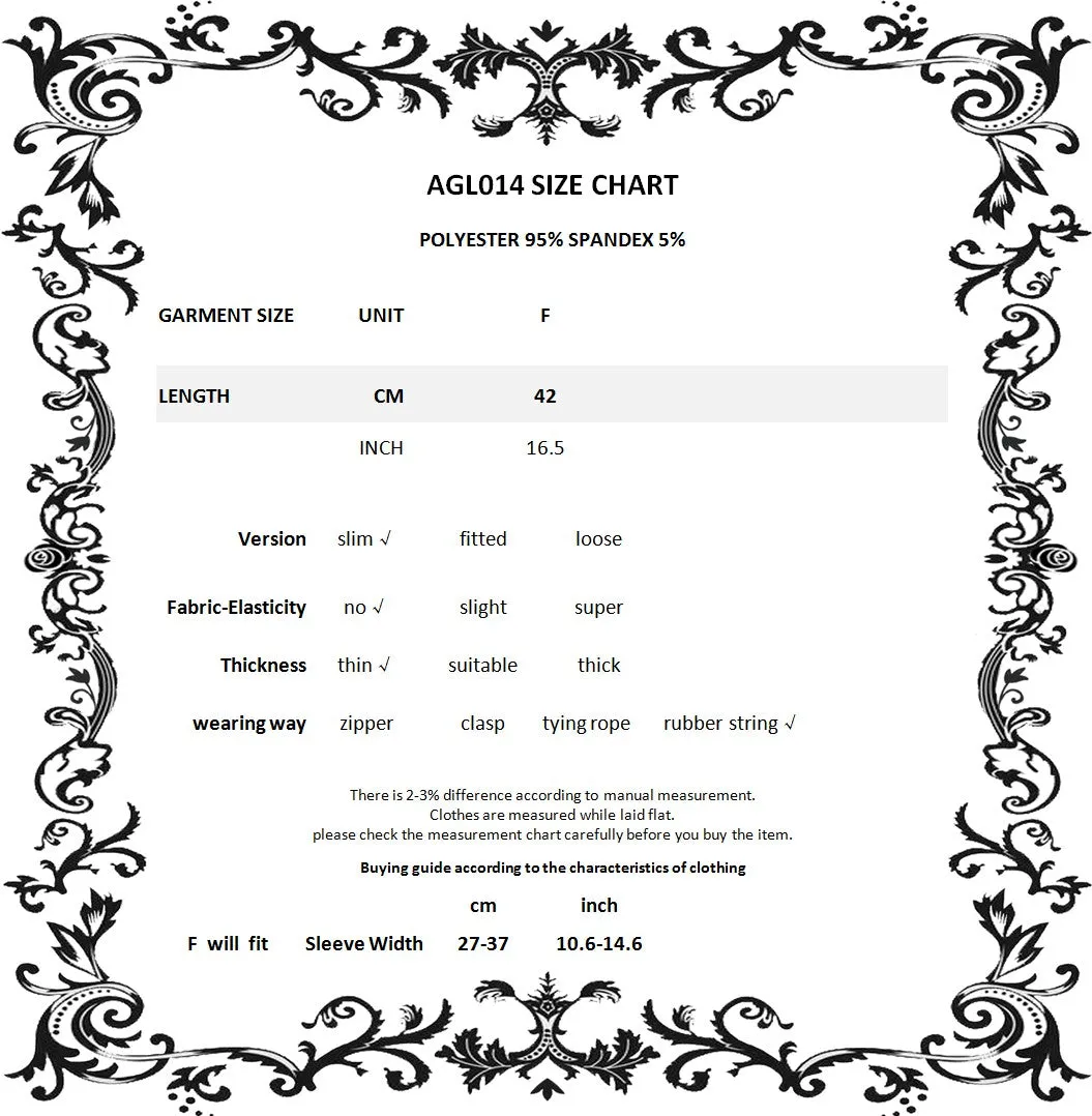 Women's elegant sexy flower mesh gloves AGL014